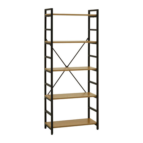 Laxton 5 Tier Light Yellow Shelf Unit