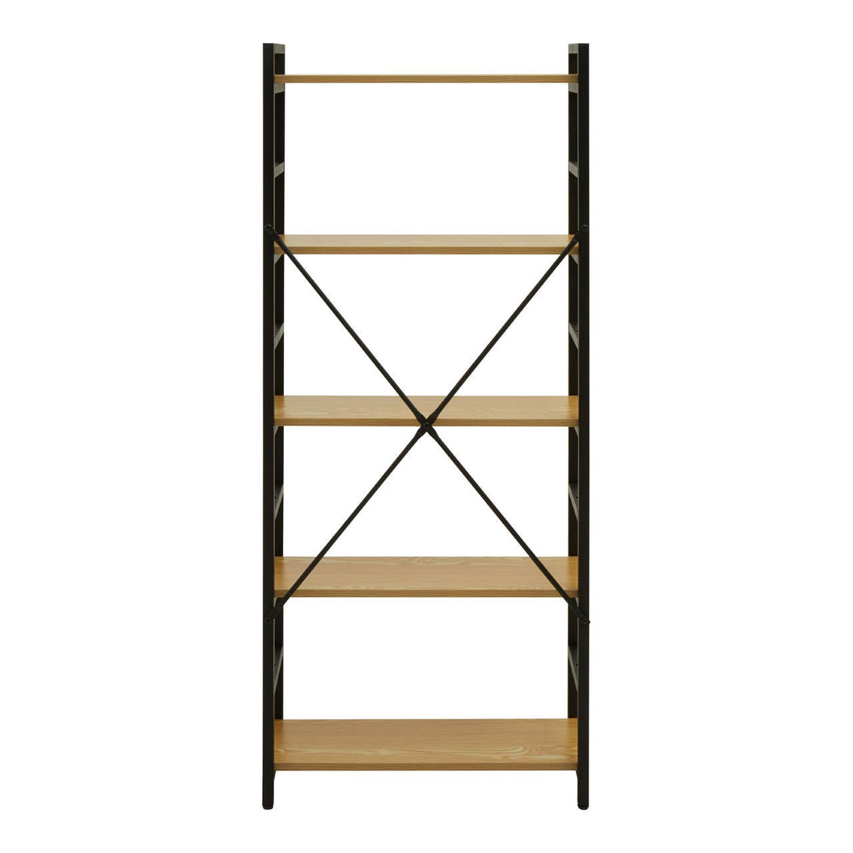 Laxton 5 Tier Light Yellow Shelf Unit