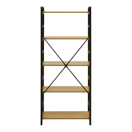 Laxton 5 Tier Light Yellow Shelf Unit