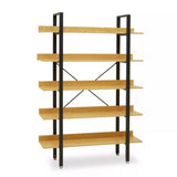 Laxton 5 Tier Light Yellow Shelf Unit