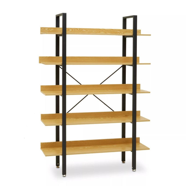 Laxton 5 Tier Light Yellow Shelf Unit