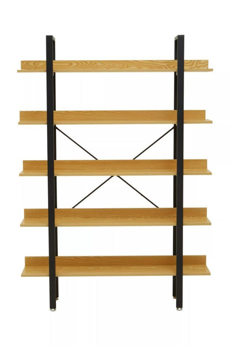 Laxton 5 Tier Light Yellow Shelf Unit