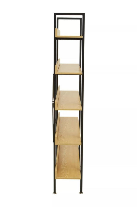 Laxton 5 Tier Light Yellow Shelf Unit