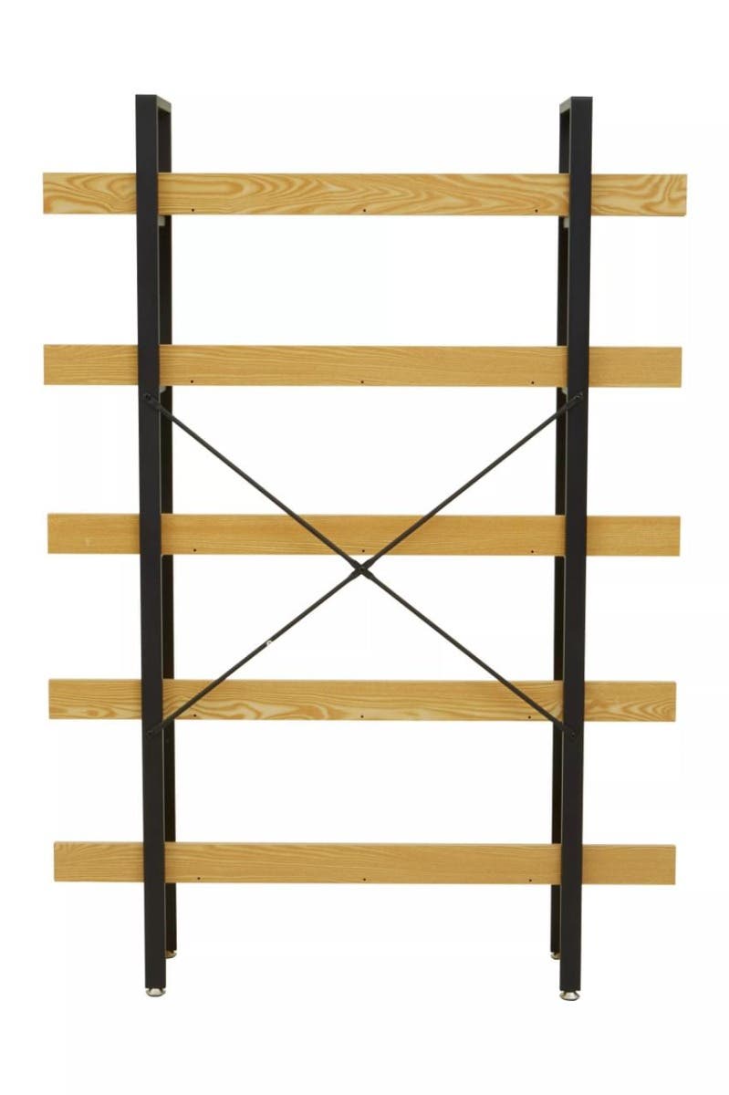 Laxton 5 Tier Light Yellow Shelf Unit