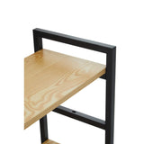 Laxton 3 Tiered Light Yellow Shelf Unit