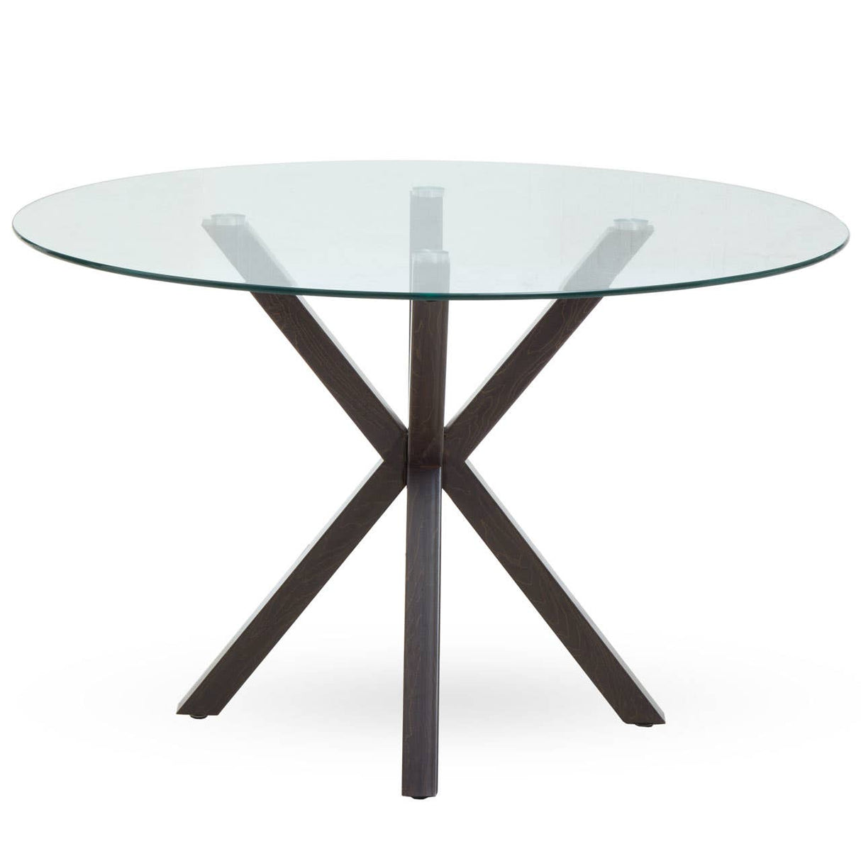 Salford Dining Table With Black Wood Legs
