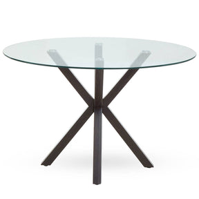 Salford Dining Table With Black Wood Legs