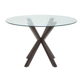 Salford Dining Table With Black Wood Legs