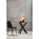 Salford Dining Table With Black Wood Legs