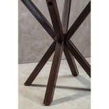 Salford Dining Table With Black Wood Legs