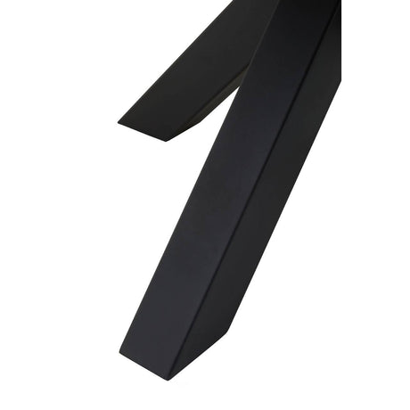 Salford Dining Table With Black Powder Legs