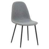 Salford Mink Fabric Dining Chair