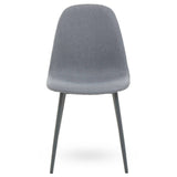 Salford Dining Chair With Grey Powder Legs