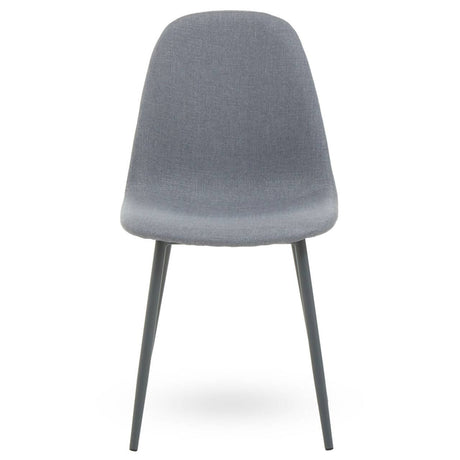 Salford Dining Chair With Grey Powder Legs