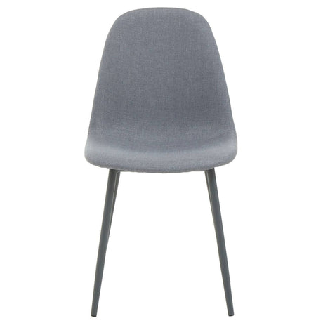 Salford Dining Chair With Grey Powder Legs