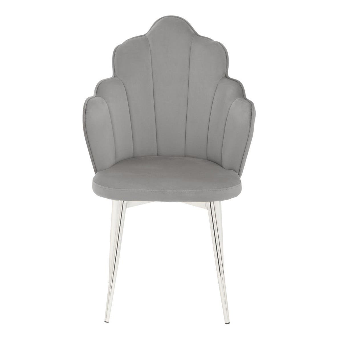 Tian Grey Velvet Chair
