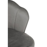 Tian Grey Velvet Chair