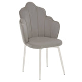Tian Grey Velvet Chair