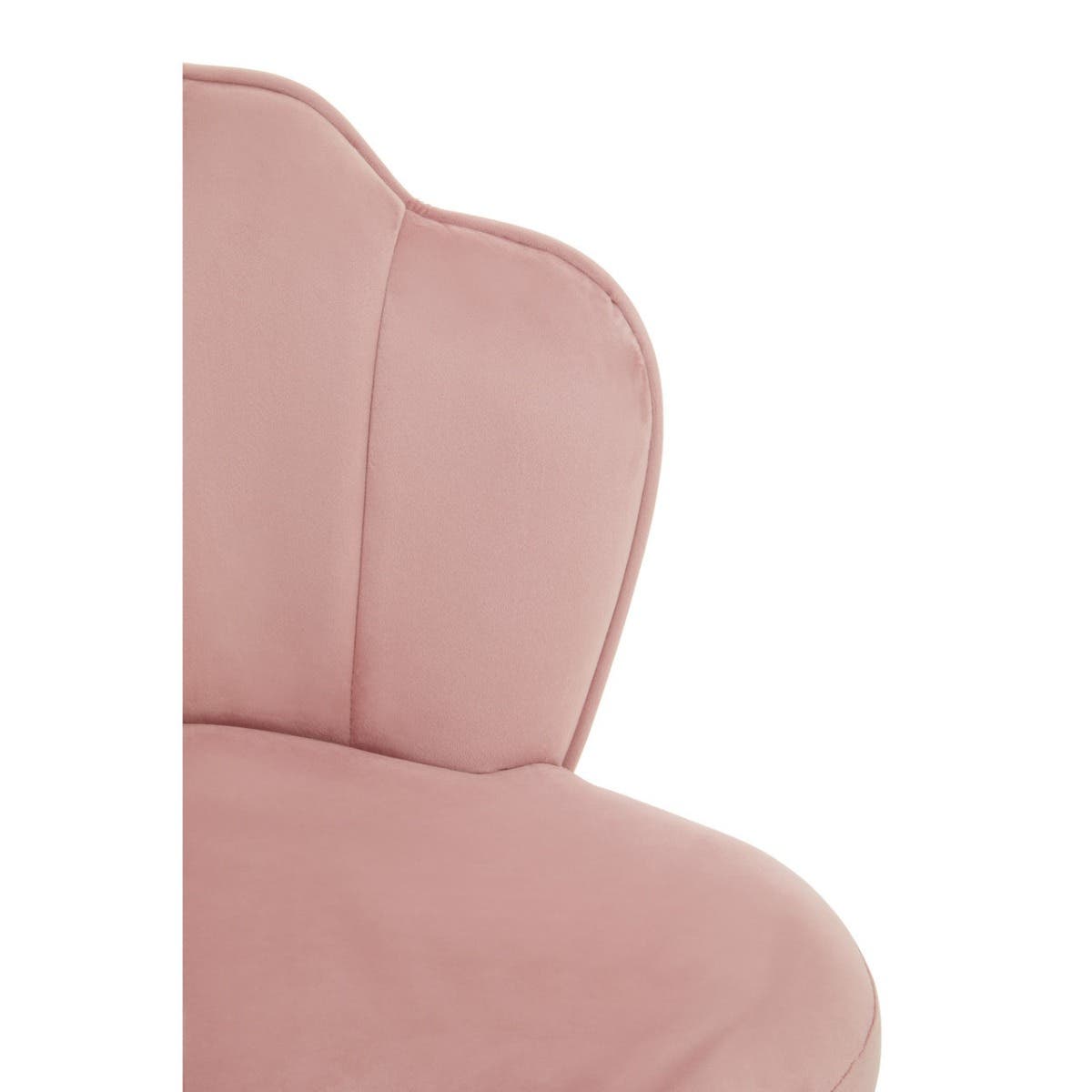 Tian Pink Velvet Dining Chair