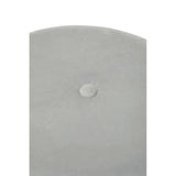 Ivy Grey Velvet Stool