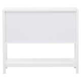 Sherman White Wood Side Cabinet