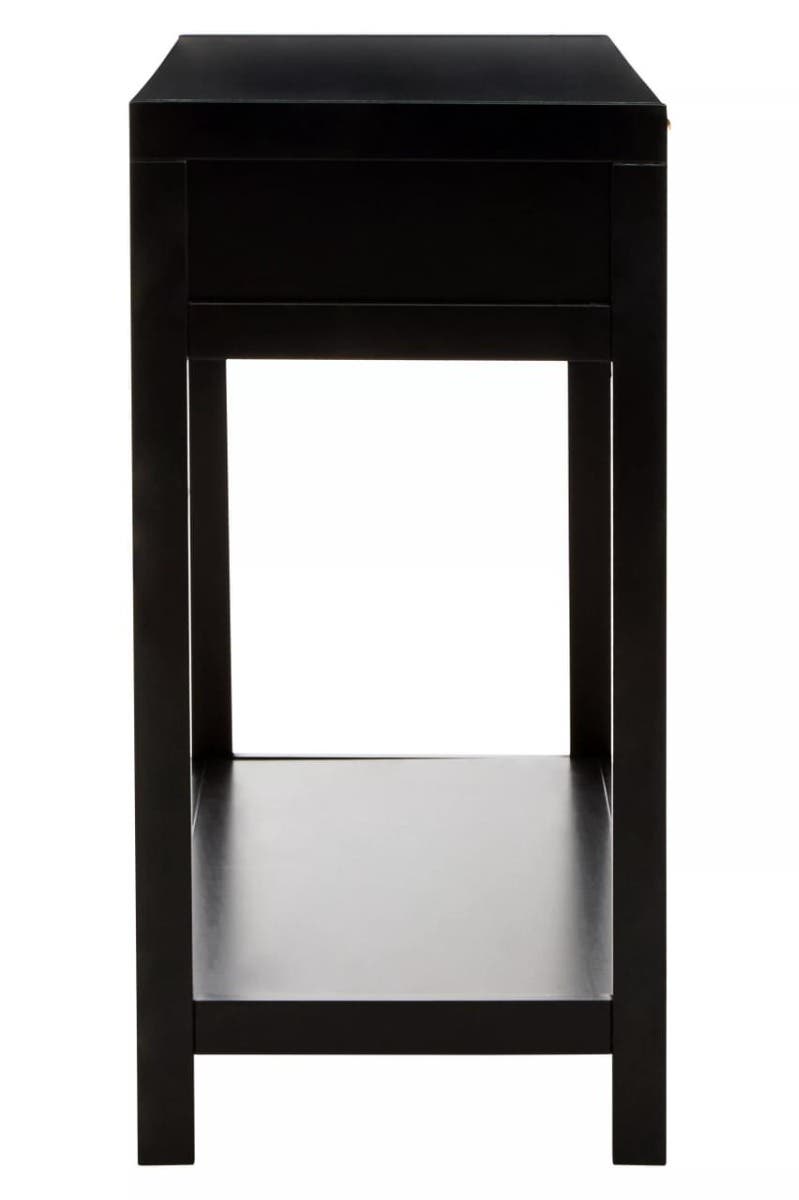 Sherman Black Wood Console Table