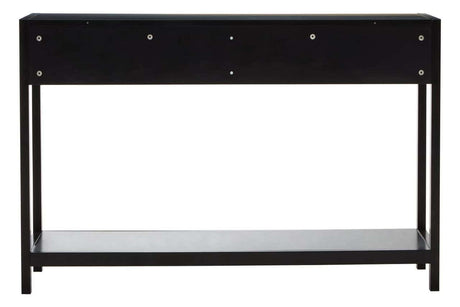 Sherman Black Wood Console Table