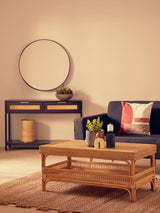 Sherman Black Wood Console Table