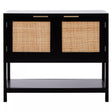 Sherman Black Wood Side Cabinet