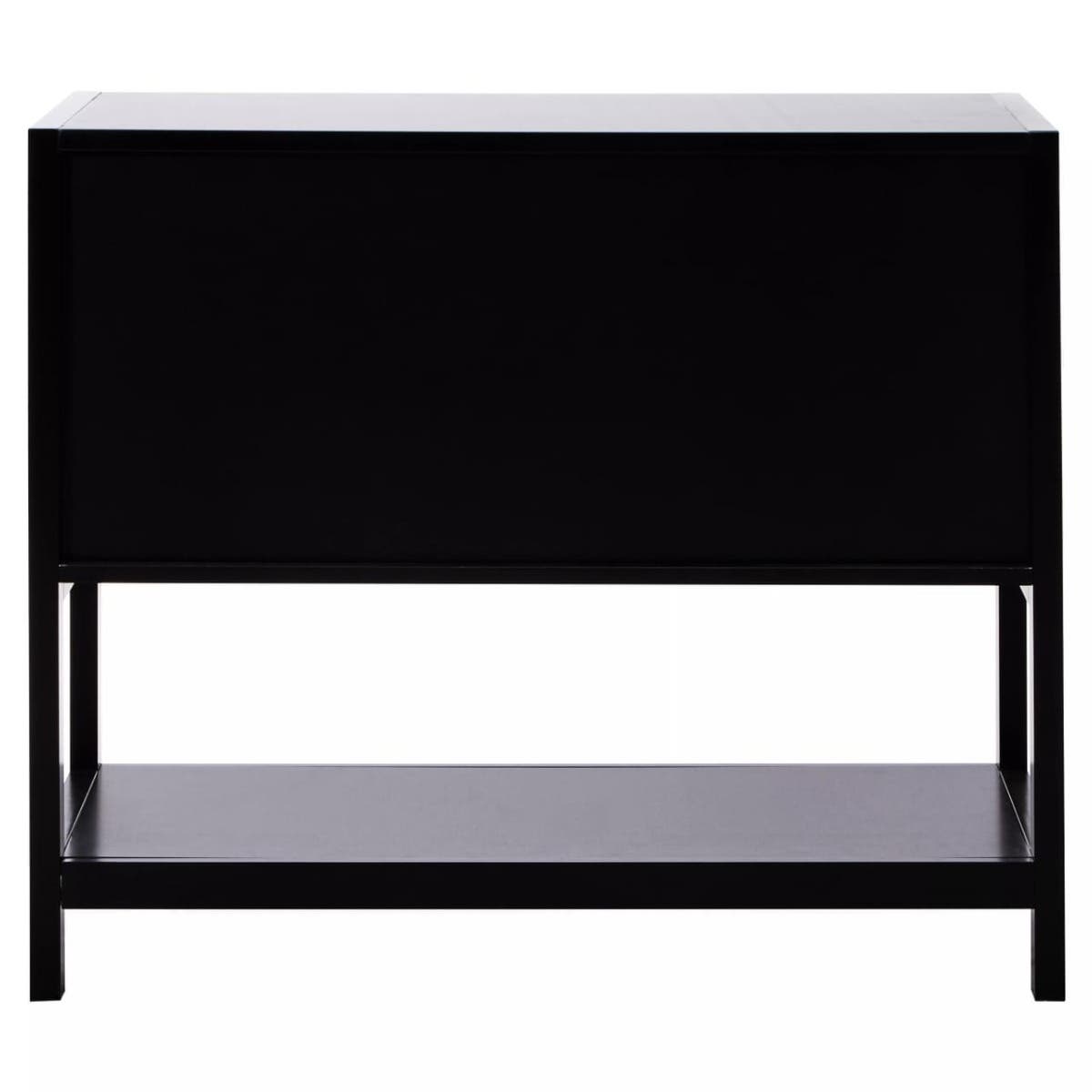 Sherman Black Wood Side Cabinet