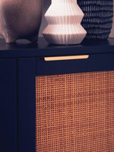 Sherman Black Wood Side Cabinet