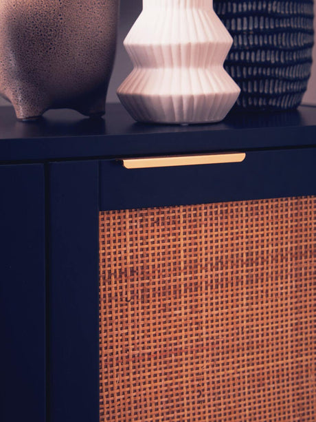 Sherman Black Wood Side Cabinet