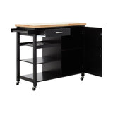Frankfurt Black Kitchen Trolley