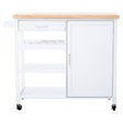 Frankfurt White Kitchen Trolley