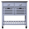 Frankfurt Grey Kitchen Trolley