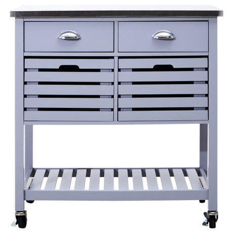 Frankfurt Grey Kitchen Trolley