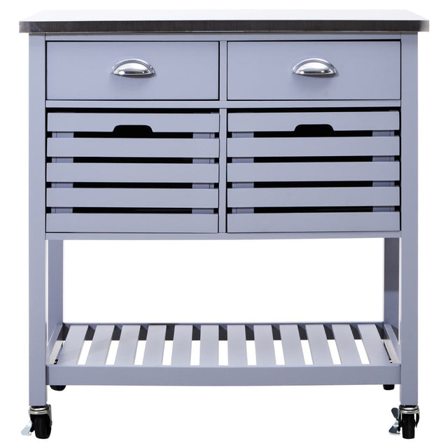 Frankfurt Grey Kitchen Trolley