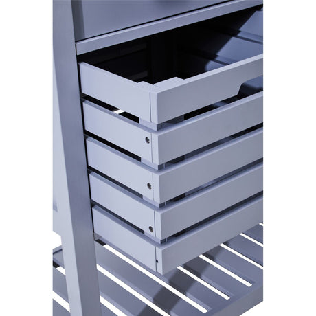 Frankfurt Grey Kitchen Trolley