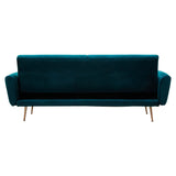 Hatton Green Velvet Sofa Bed