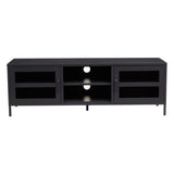 Acier Two Door Black Media Unit