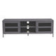 Acier Two Door Grey Media Unit