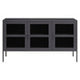 Acier Three Door Grey Sideboard