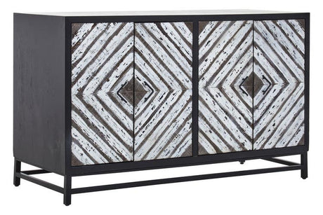 Lombok Four Door internal shelf storage Sideboard