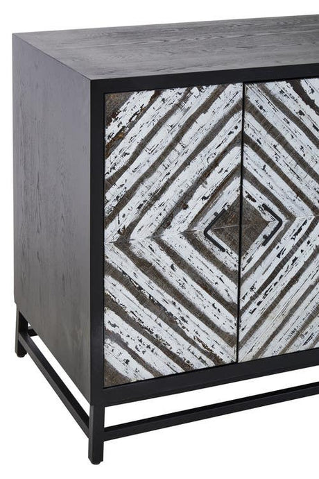 Lombok Four Door internal shelf storage Sideboard