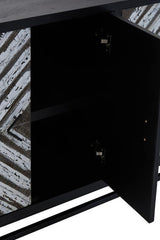 Lombok Four Door internal shelf storage Sideboard