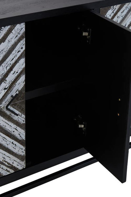 Lombok Four Door internal shelf storage Sideboard