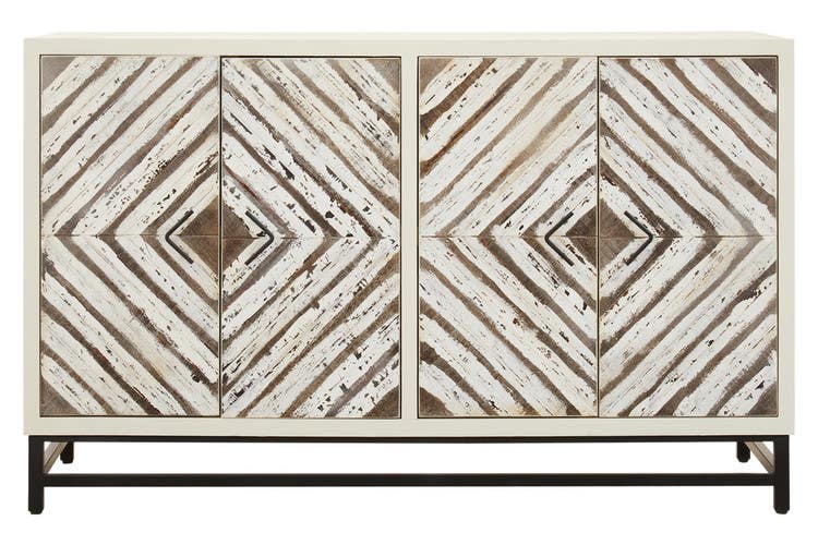 Lombok Wood Pattern door Sideboard