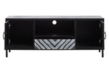 Lombok Black Frame Media Unit