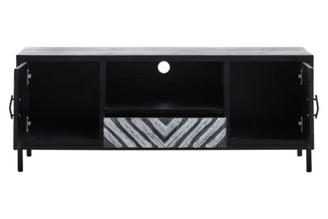 Lombok Black Frame Media Unit