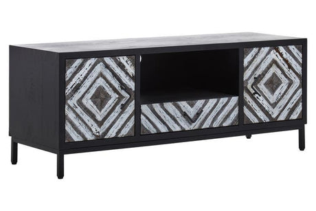 Lombok Black Frame Media Unit